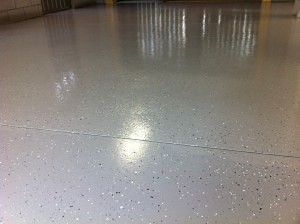 Finished Garage Floor Close up