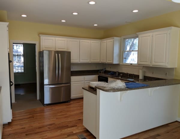 Charleston Kitchen Cabinets After Paint